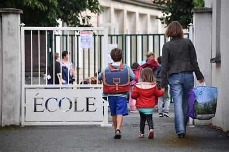 Enfants immigrants dans une école française