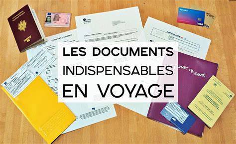 Documents de voyage et récépissé français
