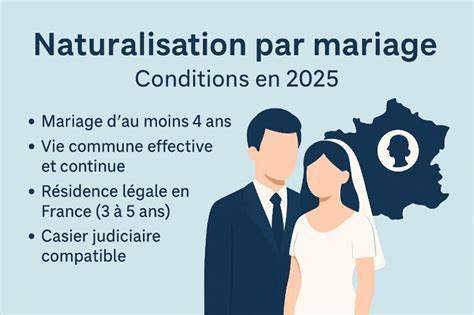 Dossier de naturalisation par mariage