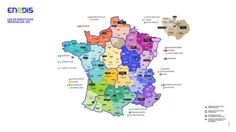 Carte des directions territoriales de l’OFII