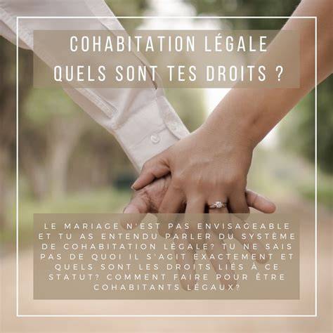 Couple déclarant une cohabitation légale