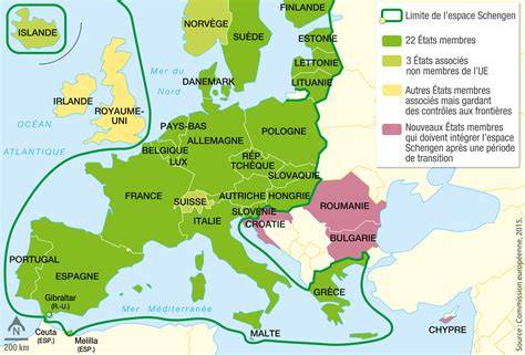 Espace Schengen et frontières européennes
