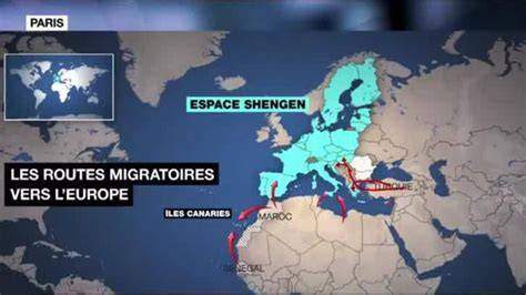 Routes migratoires et frontières européennes