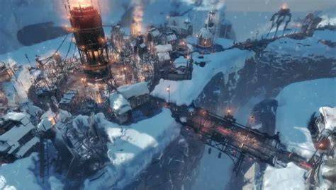 Frostpunk générateur ville sous la neige
