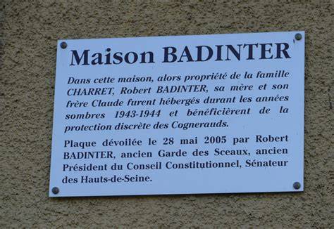 Maison refuge de Robert Badinter à Cognin