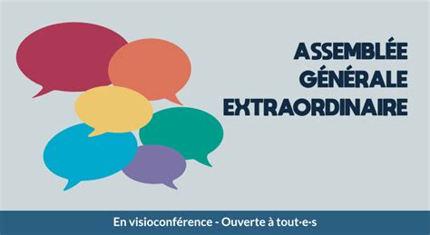 Assemblée générale extraordinaire association