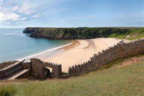 Baie de Barafundle sentier côtier Pembrokeshire