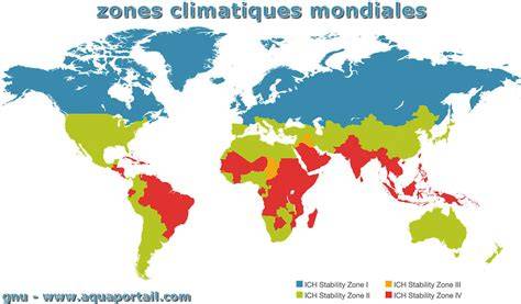 Carte des zones tropicales et vulnérabilité climatique