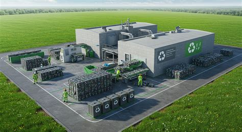 usine Oskarshamn recyclage batteries