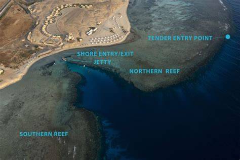 Carte du house reef de Marsa Shagra
